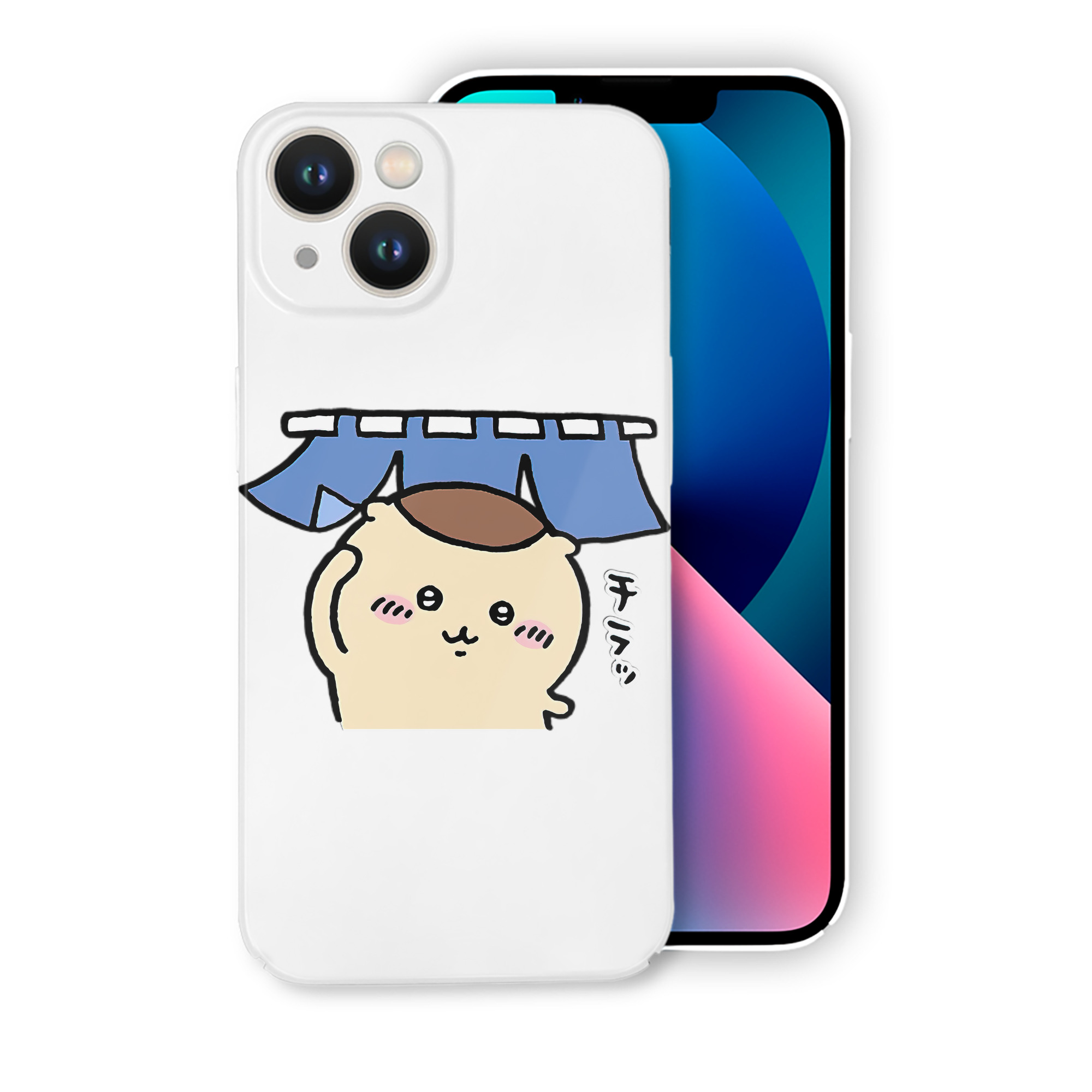 （画像用） ちいかわ くりまんじゅう Chii-kawa kuri manjū 【iPhone 14シリーズ対応】ハードケース